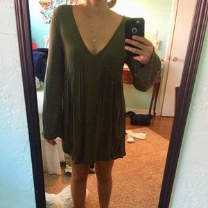 Olive Colored Charlotte Russe Dress